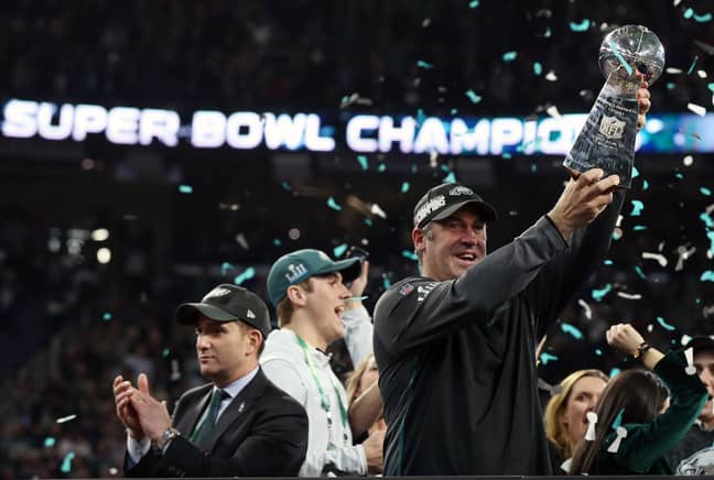 Pederson won the Super Bowl in 2018. Credit: PA