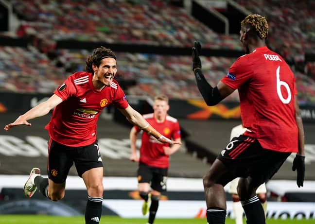 United put one foot in the Europa League final, with a 6-2 win in midweek. Image: PA Images