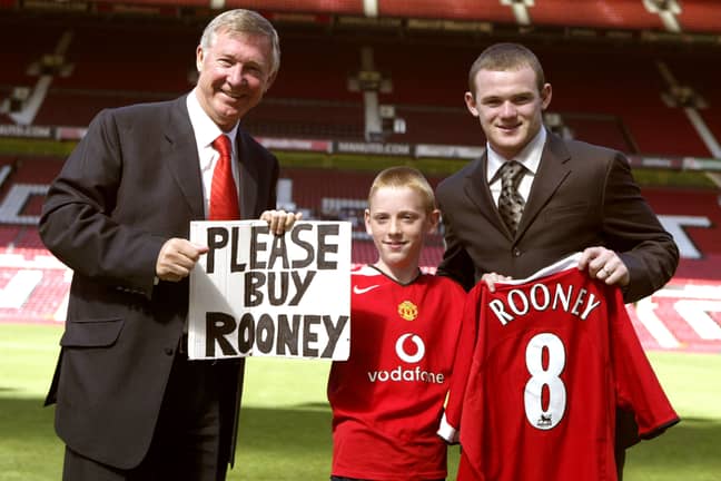 Rooney became the most expensive transfer in 2004. Image: PA Images
