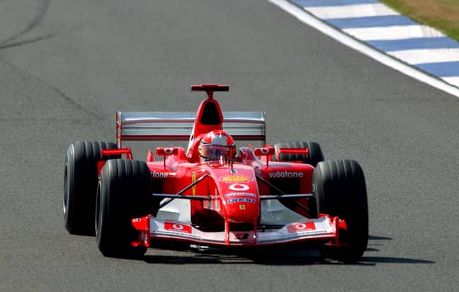 Between 2000 and 2004 he won five championships while driving for Ferrari. Credit: PA