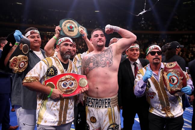 Ruiz Jr after his victory back in June. (Image Credit: PA)