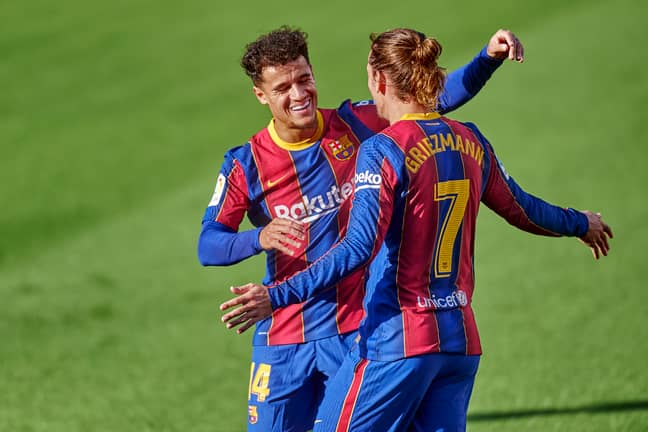 Griezmann and Coutinho could head to Italy together. Image: PA Images