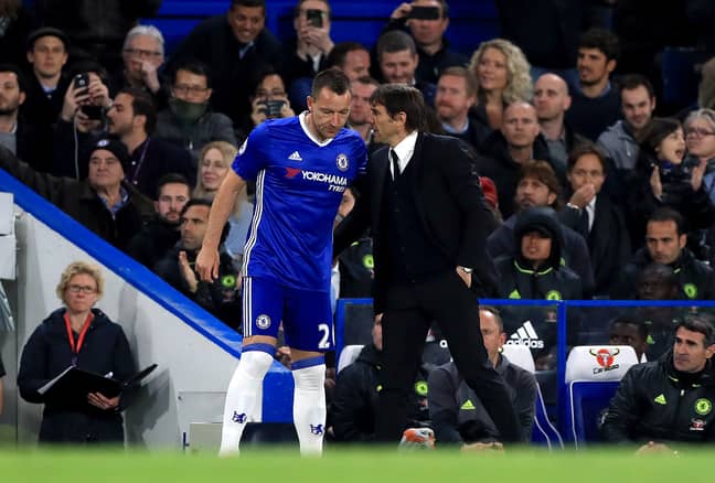 Terry and Conte had a good relationship at Chelsea. Image: PA Images