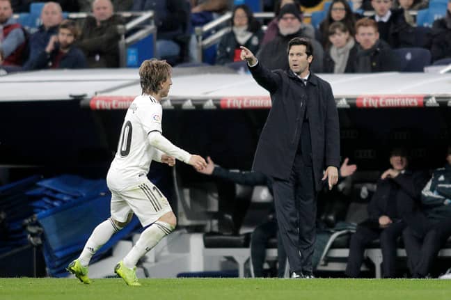 Solari might not be in charge at the Bernabeu for very long. Image: PA Images