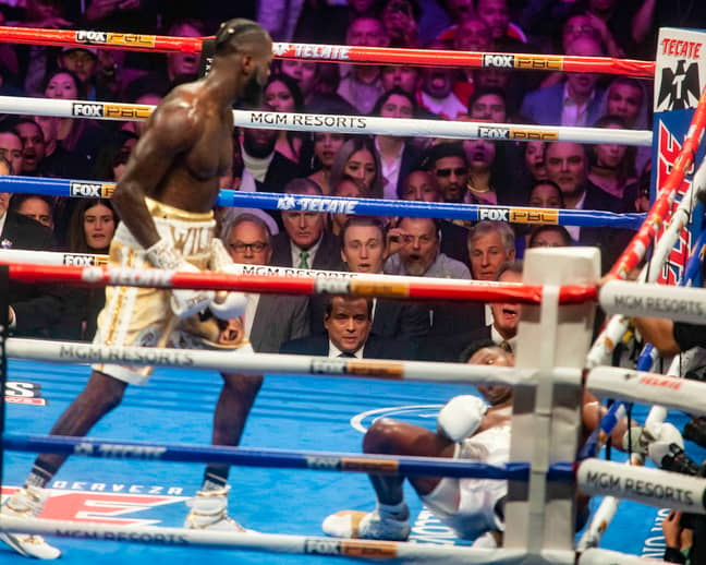 Wilder knocks out Ortiz. Image: PA Images