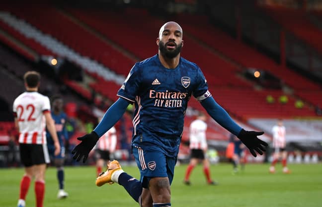 Alexandre Lacazette is yet to return to training and will miss the second leg