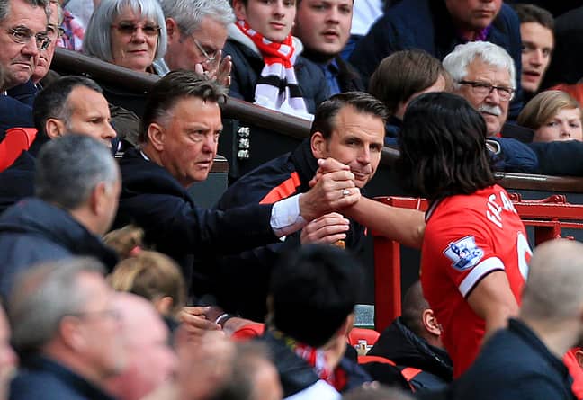 Falcao was brought in by Van Gaal but only lasted a year. Image: PA Images