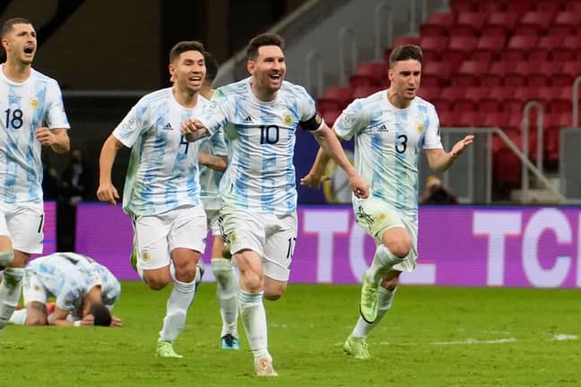 Messi is currently on international duty with Argentina. Image: PA Images