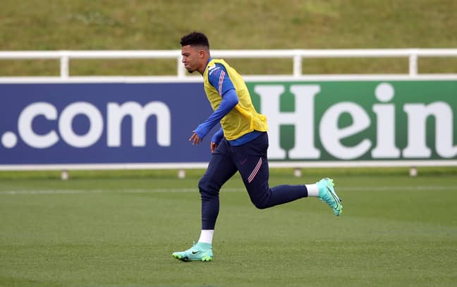 Sancho is yet to play for England at the Euros. Image: PA Images