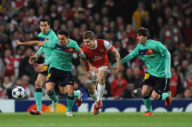 Wilshere was magnificent against excellent company like Xavi and Lionel Messi. Image: PA Images