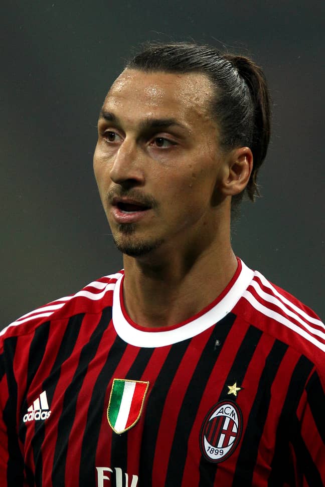 Zlatan Ibrahimovich during his first spell at Milan in 2010