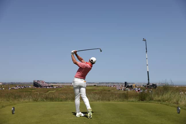 Rory McIlroy at the third round of the British Open Golf Championship 2021. (Credit: PA)