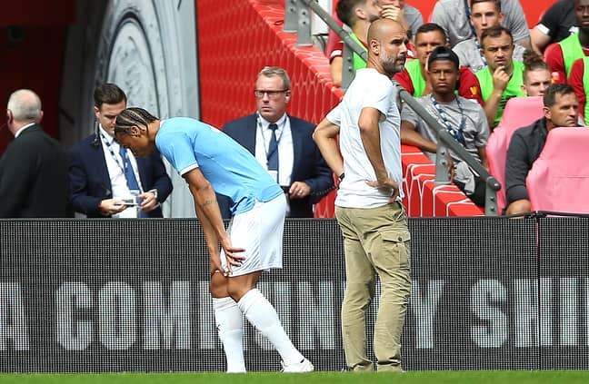 Sane hasn't played much football at all this season. Image: PA Images