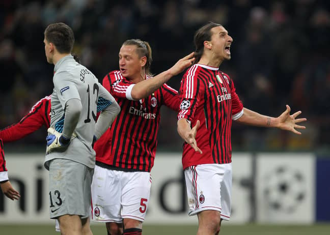 Zlatan won the Serie A title with Milan. Image: PA Images