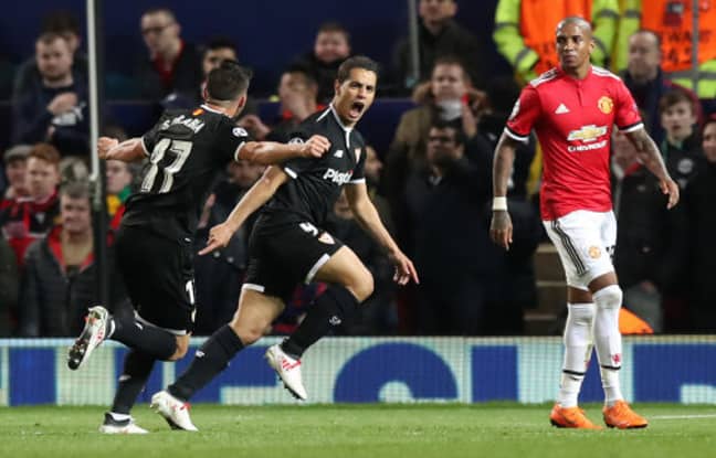 Ben Yedder has previous of scoring at Old Trafford. Image: PA Images