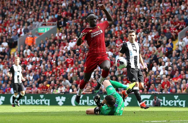 Mane in action against Newcastle (Image Credit: PA)