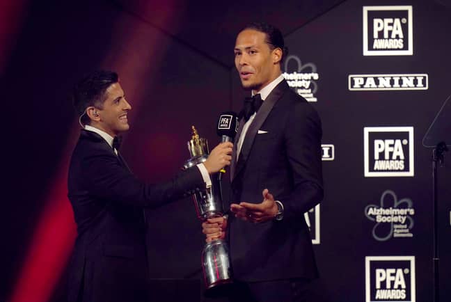 Virgil van Dijk was named PFA Player of the Year for 2018-19 for being part of the best defence in the Premier League