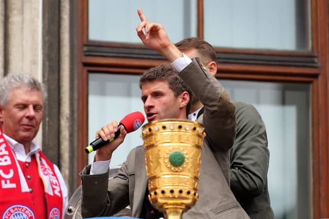 Muller won his eighth Bundesliga title. Image: PA Images