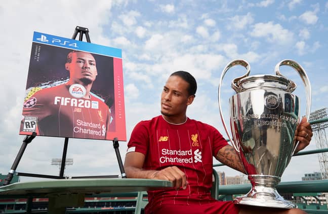 Virgil van Dijk will star on the cover of the champions edition of FIFA 20