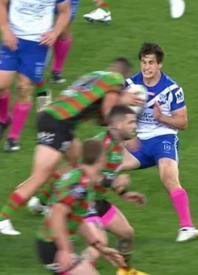 Su'A's tackle sparked debate among fans on social media. Credit: Fox League
