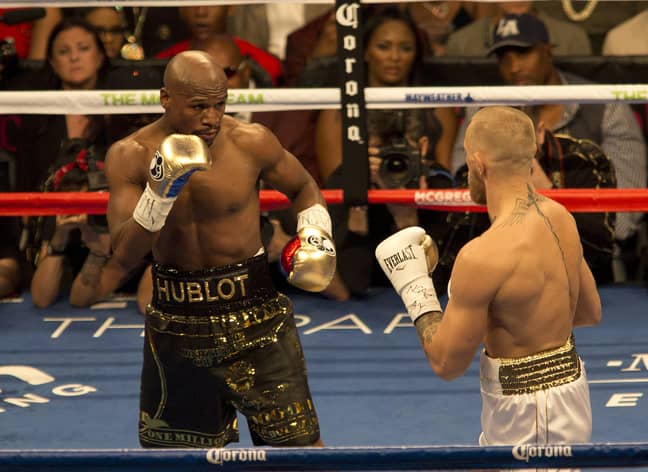McGregor took on Mayweather back in 2017. (Image Credit: PA)