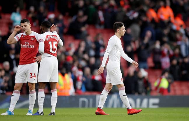 Ozil's time at Arsenal could be coming to an end. Image: PA Images