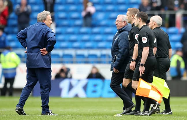 Warnock was not happy at all. Image: PA Images