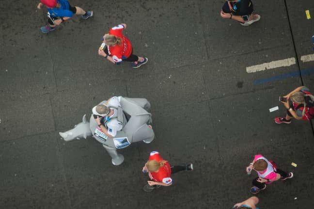 Fun costumes are a staple of the London Marathon. Credit: PA