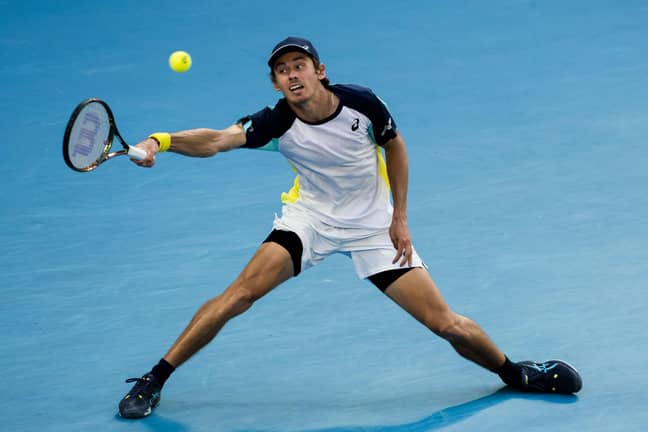Alex de Minaur recently got to the fourth round of the Australian Open. Credit: Alamy