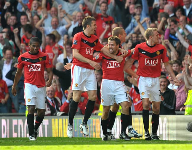 PA: Michael Owen celebrates after scoring the winner against Manchester City.