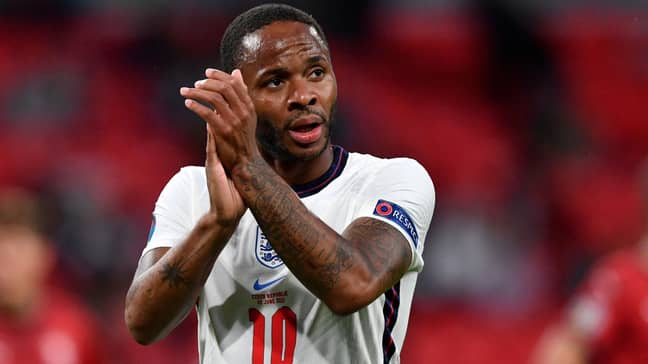 Raheem Sterling is the only England player to find the net at the European Championships so far