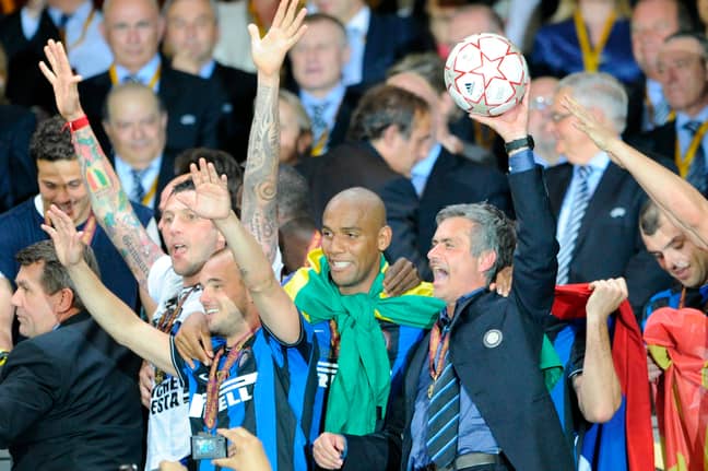 Mourinho won the Treble in Italy before his move to Real Madrid. Image: PA Images