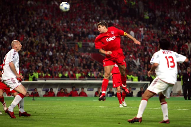 Gerrard played a huge role in Turkey, scoring Liverpool's first and dragging them back into the game from 3-0 down. Image: PA Images