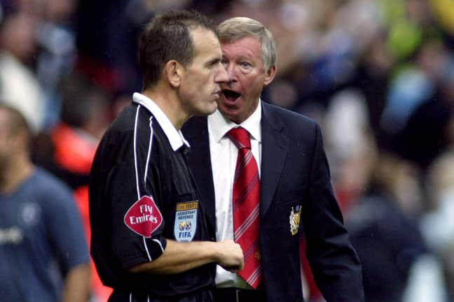 Fergie claimed he didn't shout that often, at the players at least. Image: PA Images