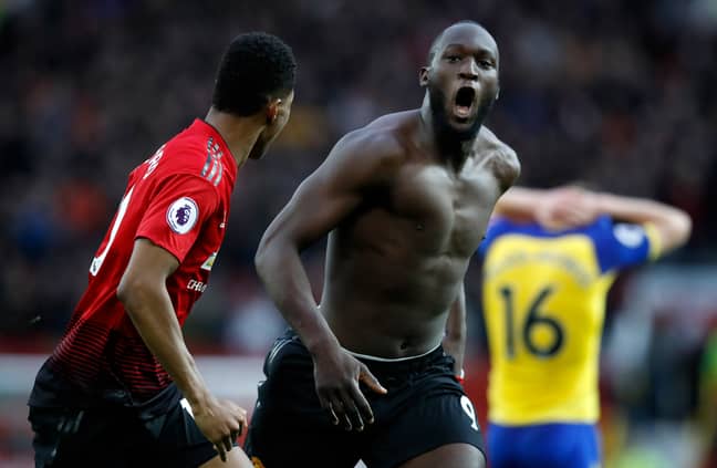 Lukaku scored 12 league goals last season but is now second choice behind Marcus Rashford at Old Trafford. Image: PA Images