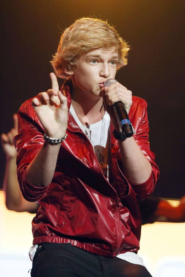 A young Cody Simpson. Credit: PA