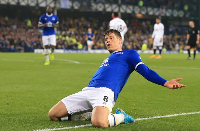 Barkley didn't play for Everton this season before moving on. Image: PA Images.