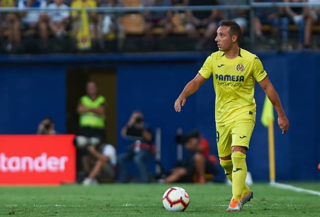 Cazorla in action for Villarreal. Image: PA