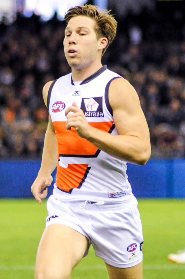 The Giants will be without star man Toby Greene. Credit: Wikimedia Creative Commons