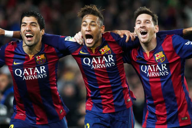 PA: Lionel Messi, Luis Suarez and Neymar