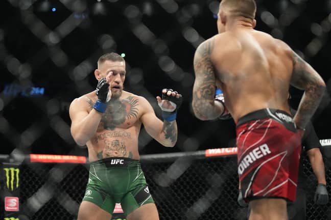 McGregor during his loss to Poirier. Image: PA Images