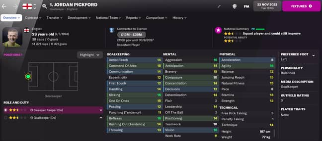 Image credit: Football Manager 2022.