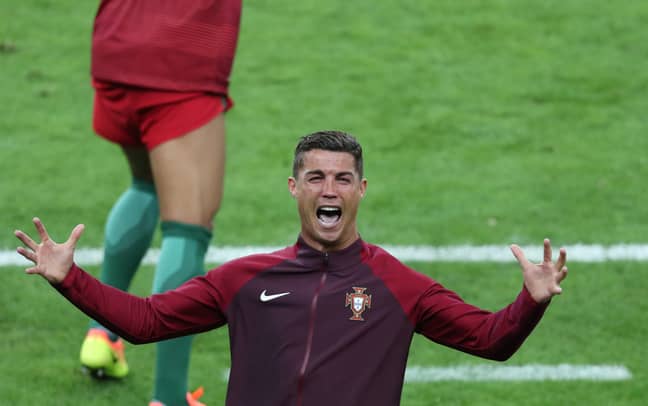 Ronaldo roars in excitement as Portugal clinch the victory. Image: PA