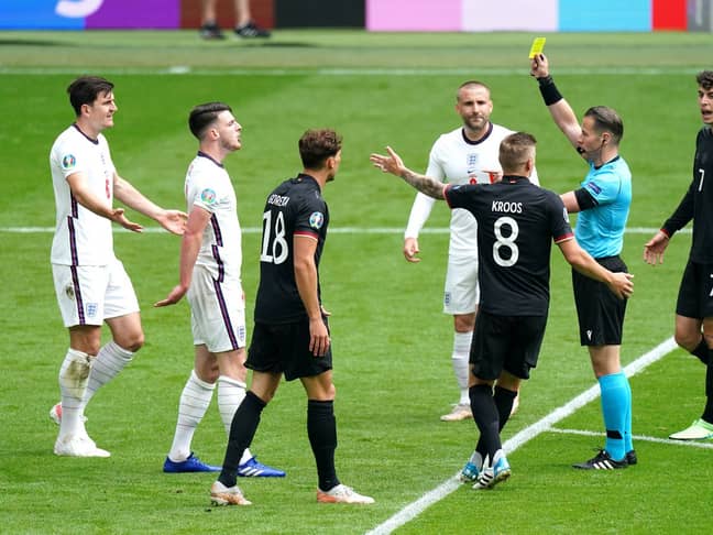Danny Makkelie brandished five yellow cards in England's 2-0 win over Germany