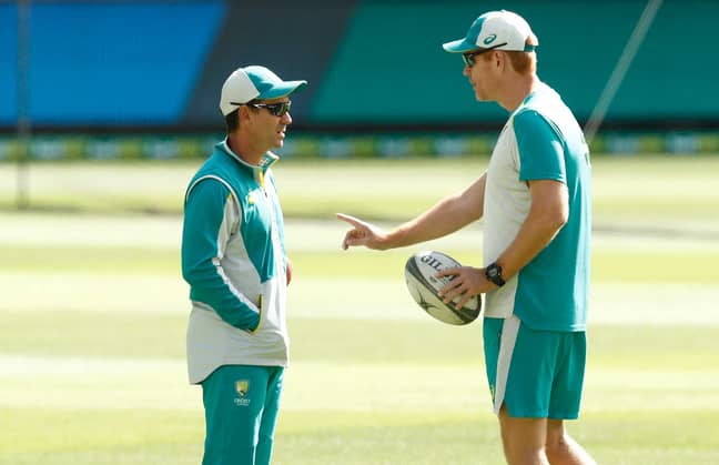 Justin Langer and Andrew McDonald. Credit: Getty Images
