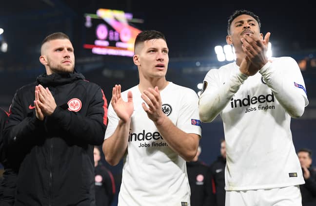Rebic, Jovic &amp; Haller were all brought to Eintracht by Kovac. (Image Credit: PA)