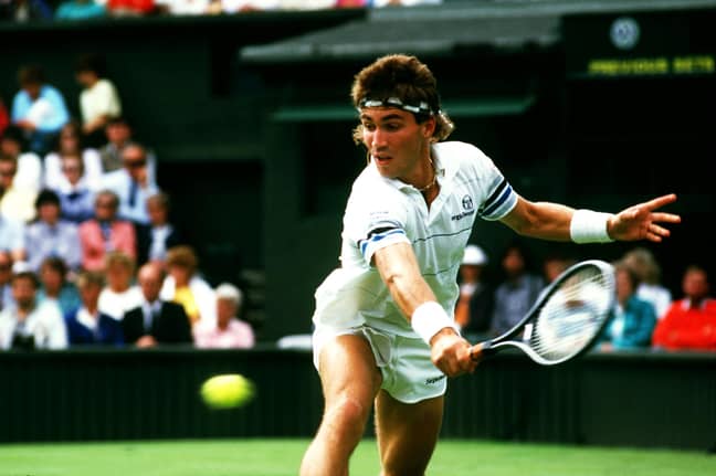 Pat Cash at Wimbledon in 1986. Credit: PA