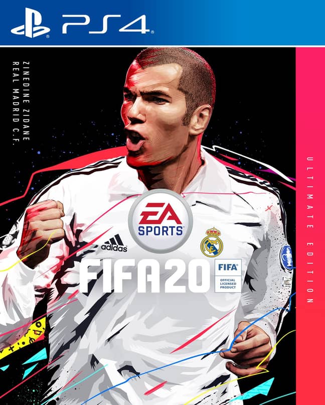 Zidane is on the cover of FIFA 20 Ultimate edition