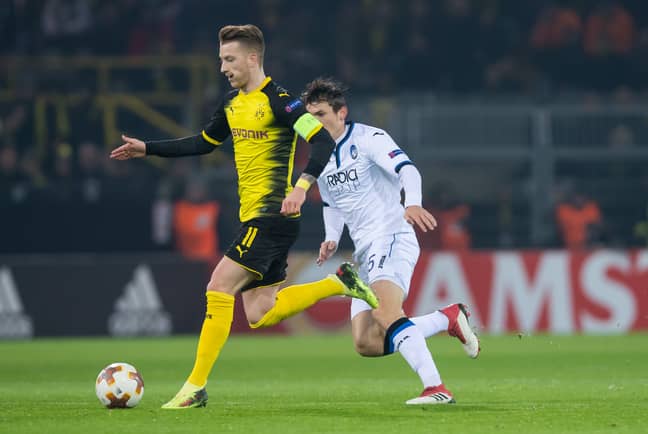 Reus in action for Dortmund. Image: PA