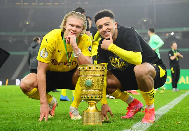 Solskjaer wants to reunite Haaland and Sancho in Manchester next summer. Image: PA Images